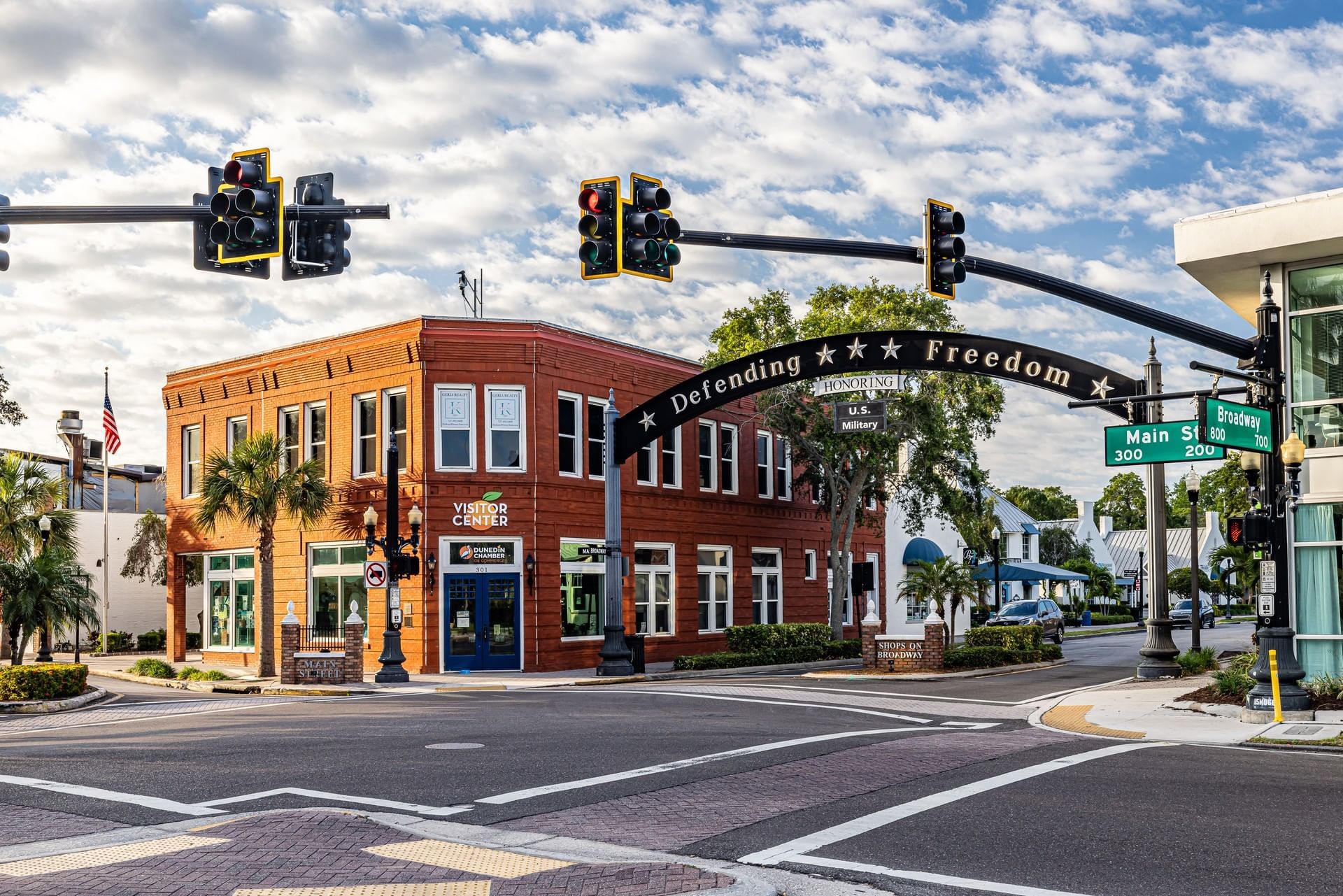 Downtown Dunedin Main Street corner